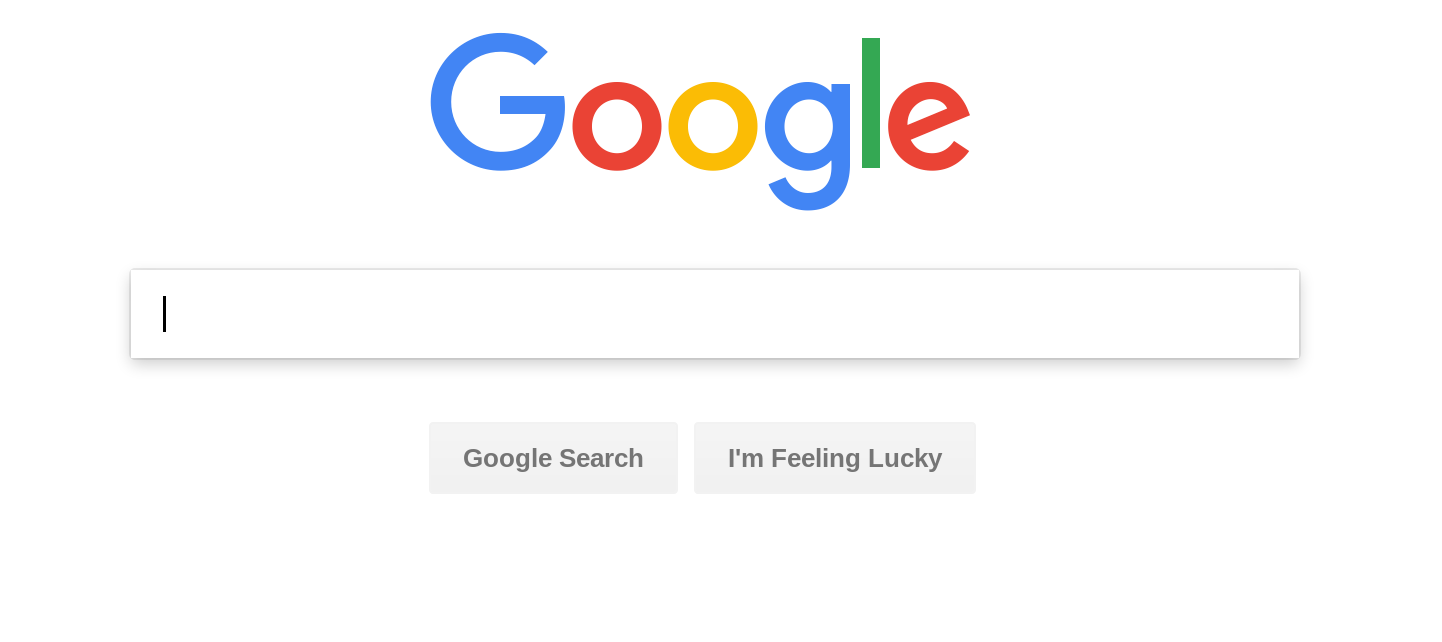 Google's homepage